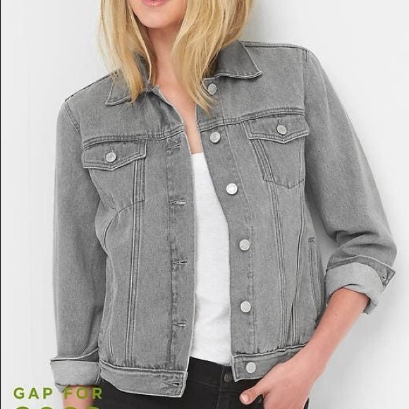 GAP Jackets & Blazers - Gray denim jean jacket